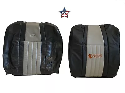 2003 Ford F150 Harley Davidson Driver Lean Back Seat Cover 2 Tone Black/Gray • $189.99