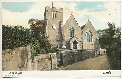 Eling Church Hampshire F.G.O. Stuart Postcard • £2.50