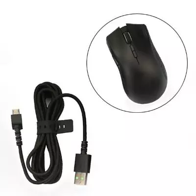 Durable Nylon Braided USB Mouse Cable Line For Razer Mamba Wireless Mouse • $18.18