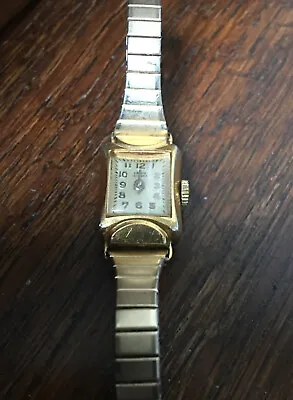 Vintage Rare Swiss Made Lanco 15 Jewels Mechanical Ladies Bracelet Watch • £11