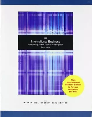 International Business-Charles W. L. Hill 9780071220835 • £3.71