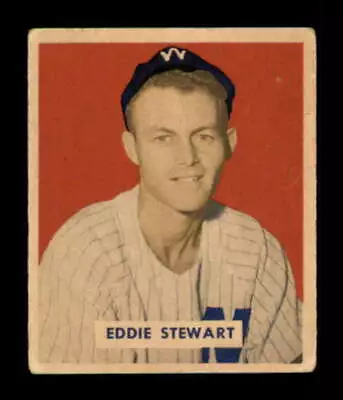 1949 Bowman #173 Bud Stewart VG/VGEX RC Rookie Senators 549619 • $28.12