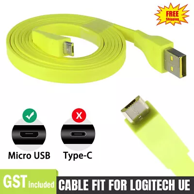 $12.98 • Buy Fast Charging Charger USB Cable For Logitech UE Boom Megaboom Bluetooth Speaker