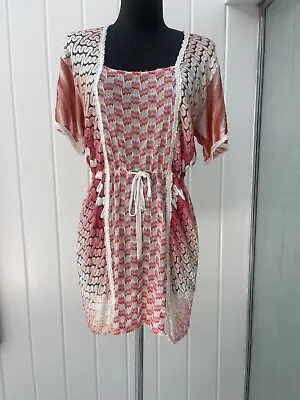 MISSONI Mare Orange Label Knit Dress I 40 US 4 $695 • $110