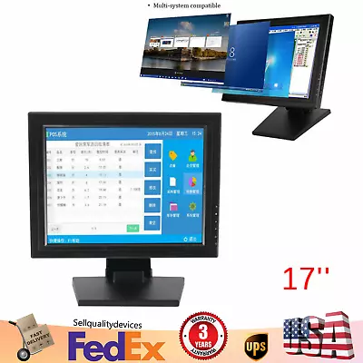 17  Touch Screen 1280*1024 LCD Display LED Monitor USB For POS/PC Windows • $123.51