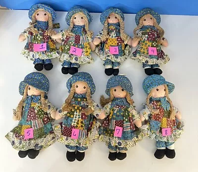 Vintage 1970's Cloth 9  Holly Hobbie Doll Knickerbocker You Pick 1-8 • $14.95