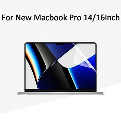 Accessories HD Hard Screen Protector Protective Film PET For 2021 MacBook Pro • £5.90