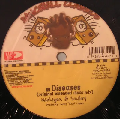 Michigan & Smiley / Nicodemus ‎Diseases - Boneman Connection 12  Vinyl Single • $14.99