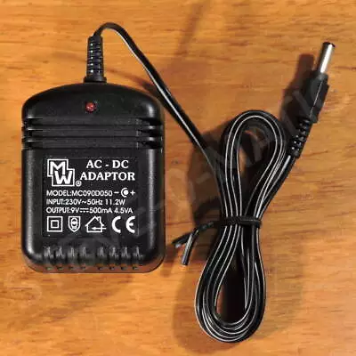 MW AC-DC Adaptor / Power Supply / Charger MC090D050 9V 500mA Original Item New • £9.99