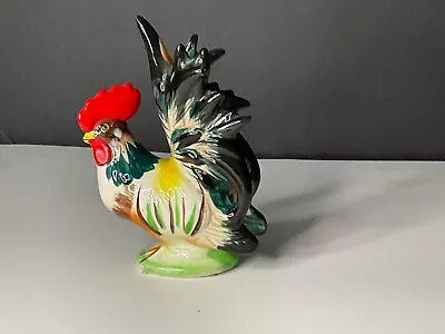 Vintage Hand Painted Ceramic Rooster Made In Japan 6 Inches • $12.99