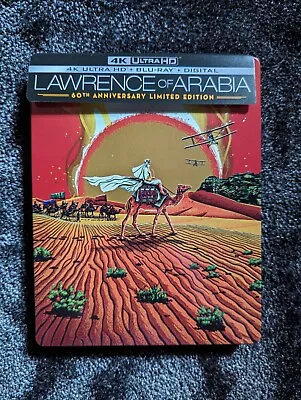 Lawrence Of Arabia 4k Ultra HD Blu Ray Steelbook • £99.99