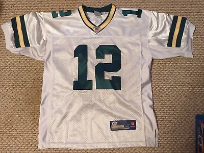 Green Bay Packers #12 Aaron Rodgers Stitched Reebok Football Jersey Mens Size 48 • $40