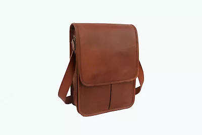 Real Leather Messenger Bag Laptop Satchel Office School Crossbody Shoulder Bags • $59.99