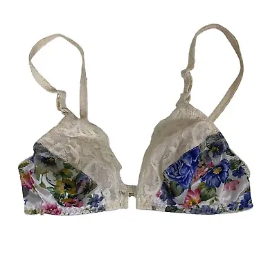 Vintage Sweet Nothings By Maidenform Chantilly Lace Floral Bra - 34A • $17.50