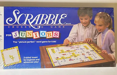 Vintage 1989 Scrabble Board Game For Juniors By Milton Bradley Brand New Sealed • $10.95