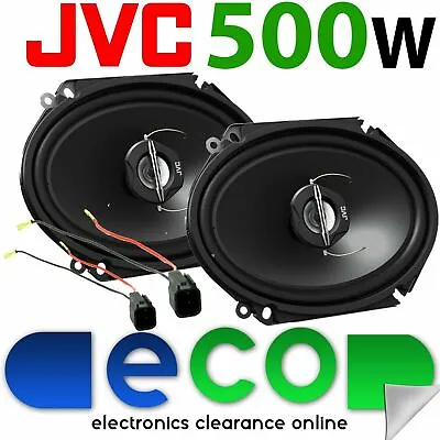 £49.99 • Buy Ford Mondeo MK2 JVC 6 X8  500 Watts 2 Way Rear Door Car Speakers & Connectors