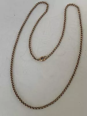 Charming Victorian 9ct Rose Gold Linked Neckchain - Circa 1880 - 3.7  Grammes • £31