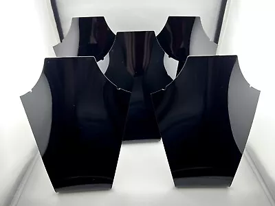 £10 • Buy 5 X Necklace Display Stand - Black Acrylic 20cm Tall - Necklet Pendant Chain