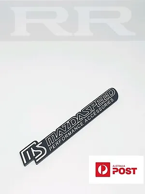 MS Mazda Speed Racing Badge Car Emblem Sticker Decal Metal MPS RX UTE RX7 TURBO • $19.95