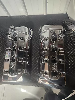 2007 08 09 2010 2013 2014 MUSTANG SHELBY GT500 Valve Covers Chrome Ford Racing • $600