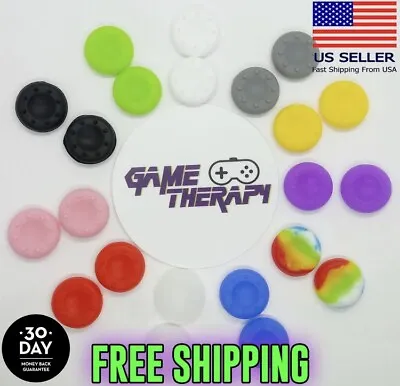 4x Thumb Stick Grips Silicone PS5 PS4 Xbox S One 360 Wii Controller Cover Cap • $4.50