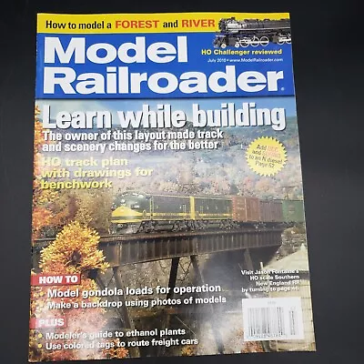 Model Railroader Magazine - July 2010- Train Hobbyist Miniature • $3.99