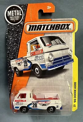 2016 Matchbox MBX Construction ‘66 Dodge A100 #39 • $3