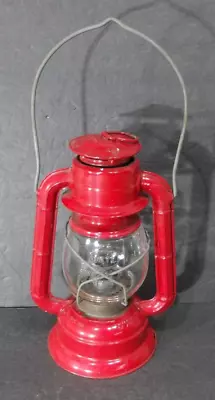 Vintage Dietz Comet Battery Operated Lantern Glass Globe Red W/Handle No Bulb • $19.95