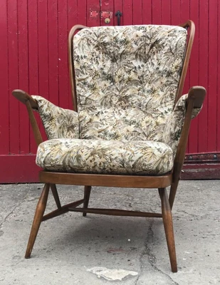 £125 • Buy Vintage Ercol Evergreen Easy Windsor Armchair Golden Dawn