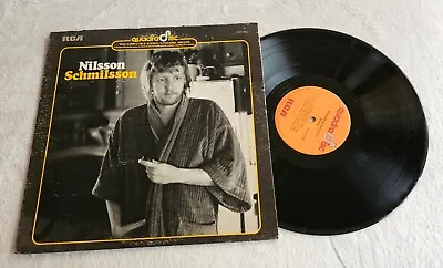 NILSSON “Nilsson Schmilsson” LP RCA Quadradisc APD1-0319 Quadraphonic Vinyl 1973 • $29.98