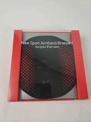 NIKE Sport ArmBand For IPod Nano - Style AC1198 - Color Red/Black New Old Stock! • $2.99