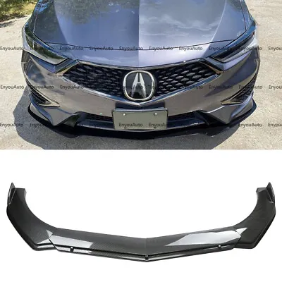 For Acura Integra Universal Front Bumper Lip Spoiler Splitter Carbon Fiber • $61.75