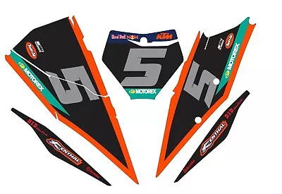 Graphic Kit For 2019-2022 KTM SX SXF 125-450 Stickers Decal Graphics • $42