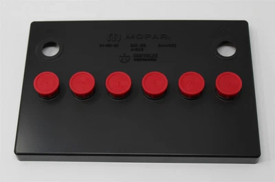 $69.99 • Buy NEW 1966-74 Mopar Group 24 Battery Topper Red Caps