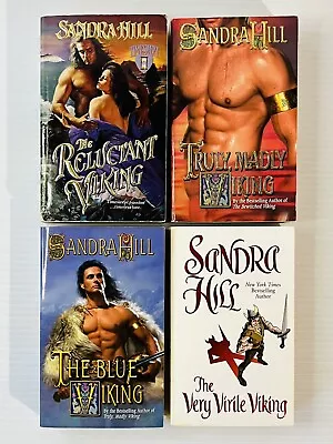Sandra Hill The Reluctant Viking/Truly Madly Viking/The Blue Viking/The Very.. • $14.20