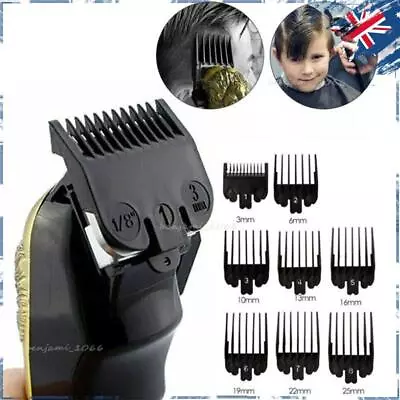 For Wahl Attachment Hair Clipper Guide Limit Comb 8in1 Blades Trimmer Guards AU • $10.39