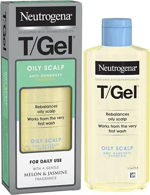 Neutrogena T/Gel Anti-Dandruff Shampoo For Oily Scalp Fresh Jasmine 250 Ml • £16