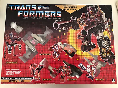 Transformers G1 Combiner Computron Reissue Brand New • $179