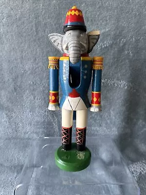 Swank Elephant Nutcracker LE 1992 Vintage 12” Rare German Toy Soldier Christmas • $25