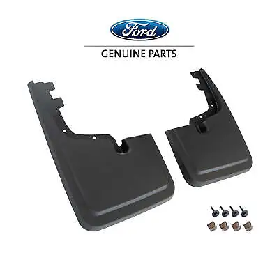 2021-2023 Ford F-150 OEM ML3Z-16A550-AA Black Front Mud Flaps Splash Guards • $63.95