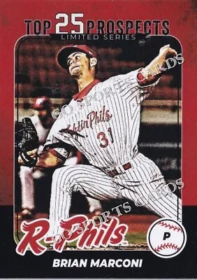 2022 Reading Fightin Phils Top 25 Prospects Brian Marconi RC Rookie Phillies • $2.49