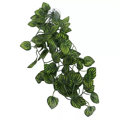 Artificial Ivy Leaf Plants Fake Hanging Plants Fish Tank Reptile Tank Decor NEW • $11.24