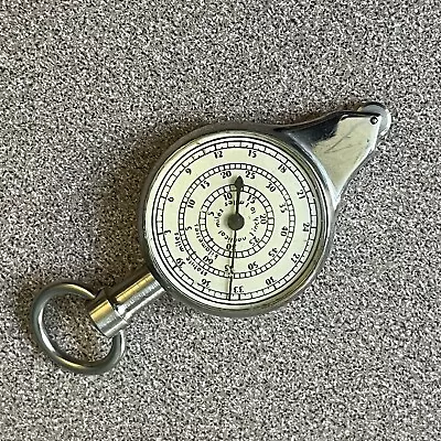 Vintage German Map Distance Measurer Nautical Miles W/ Leather Case Cutiecut • $9