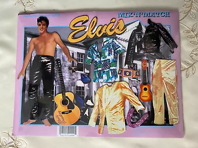 Vintage Elvis Presley Mix And Match Magnetic Dress Up Playset ~ New Old Stock • $32.95