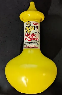 Vintage Bottle Of WHAM-O Yellow Magic Sand 1981 Original • $39.99