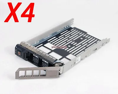 4PCS 3.5  HDD Drive Tray Caddy For Dell PowerEdge T320 T410 T420 T610 T620 T710 • $29.44