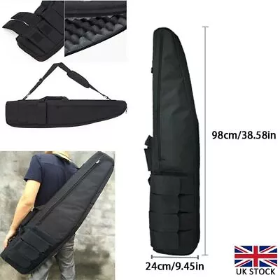 Tactical Hunting Shooting Padded Carry Case Air Rifle Gun Slip Bag Outdoor UK • £14.34