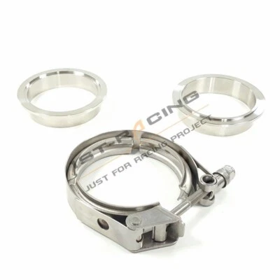 $25.37 • Buy 3 76mm V Band Quick Release Clamp Male Female Flange VBand Clamp Stainless Steel