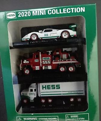 Hess Truck Mini Collection 2020: Race Car Fire Truck + Rescue 18 Wheeler - New • $31.99