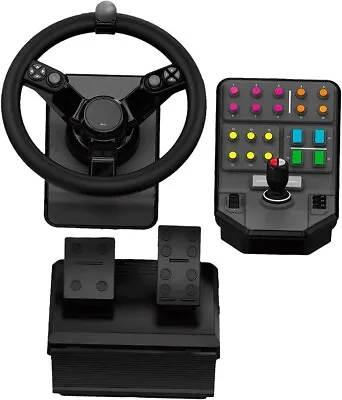 £199.99 • Buy Logitech G Saitek Farm Simulation Gear Controller Heavy Equipment Bundle - Black